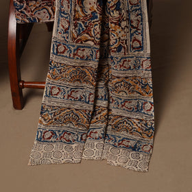 Natural dyed pedana kalamkari cotton 3pc unstitched dress