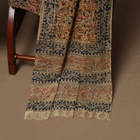 Natural dyed pedana kalamkari cotton 3pc unstitched dress