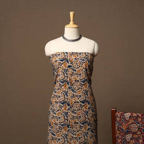 Natural dyed pedana kalamkari cotton 3pc unstitched dress