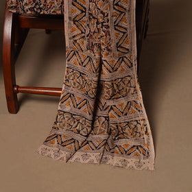 Natural dyed pedana kalamkari cotton 3pc unstitched dress