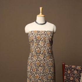 Natural dyed pedana kalamkari cotton 3pc unstitched dress