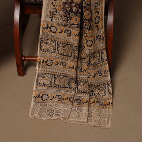 Natural dyed pedana kalamkari cotton 3pc unstitched dress