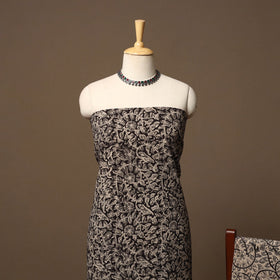 Natural dyed pedana kalamkari cotton 3pc unstitched dress