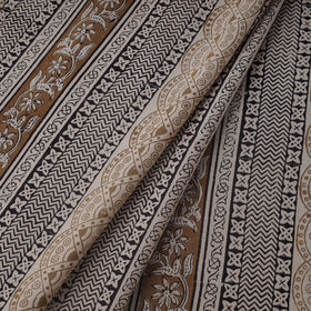 Natural dyed pure cotton hand block bagh print fabric 03