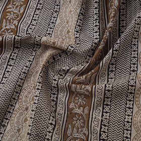 Natural dyed pure cotton hand block bagh print fabric 03