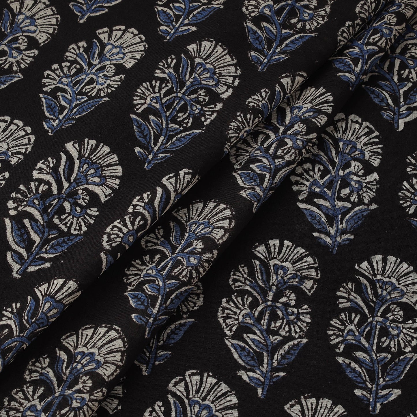 Natural dyed pure mul cotton hand block kalamkari bagru