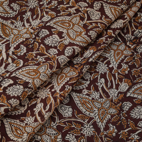 Natural dyed pure mul cotton hand block kalamkari bagru