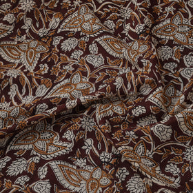 Natural dyed pure mul cotton hand block kalamkari bagru