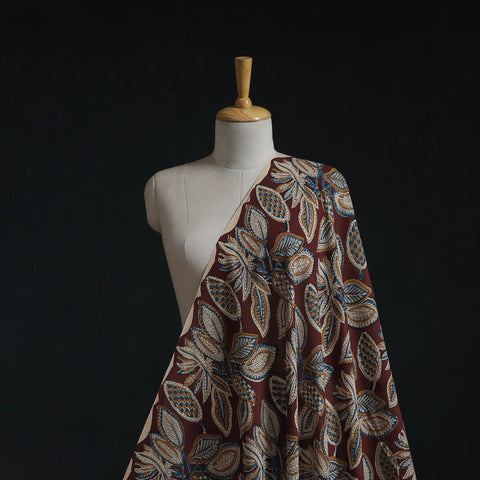 Natural dyed pure mul cotton hand block kalamkari bagru