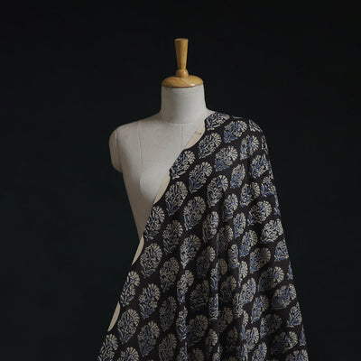 Natural dyed pure mul cotton hand block kalamkari bagru