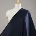Navy blue - flex cotton prewashed plain fabric 06