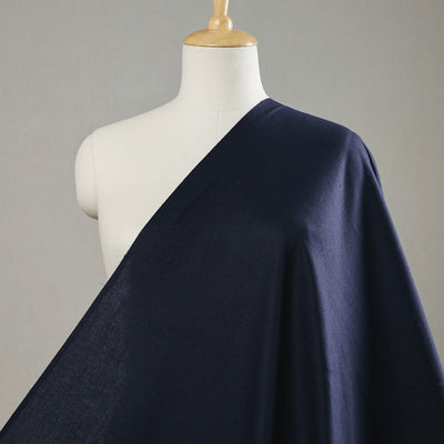 Navy blue - flex cotton prewashed plain fabric 06