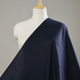 Navy blue - flex cotton prewashed plain fabric 06