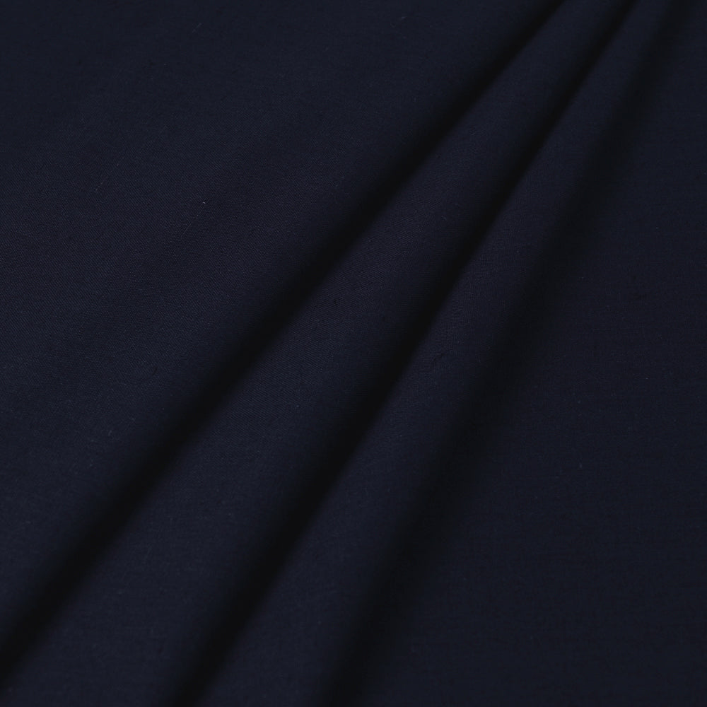 Navy blue - flex cotton prewashed plain fabric 06