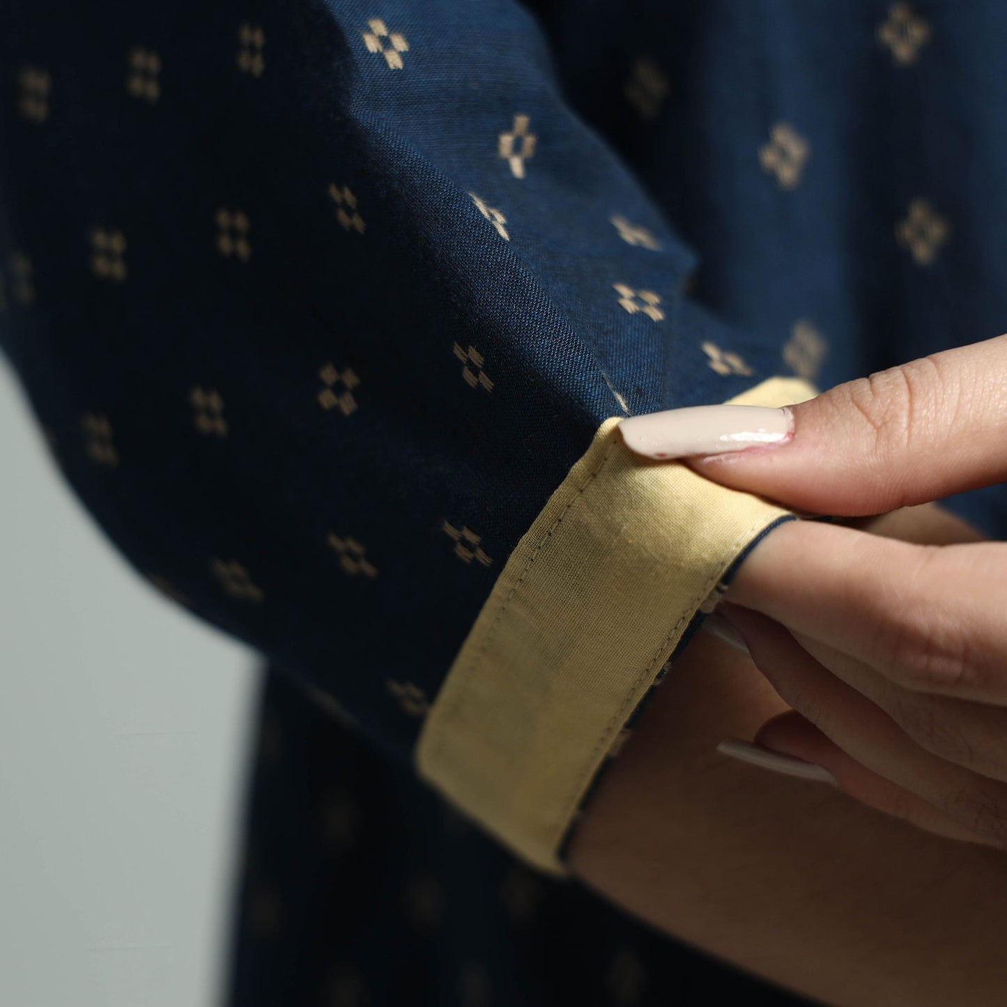 jacquard kurta