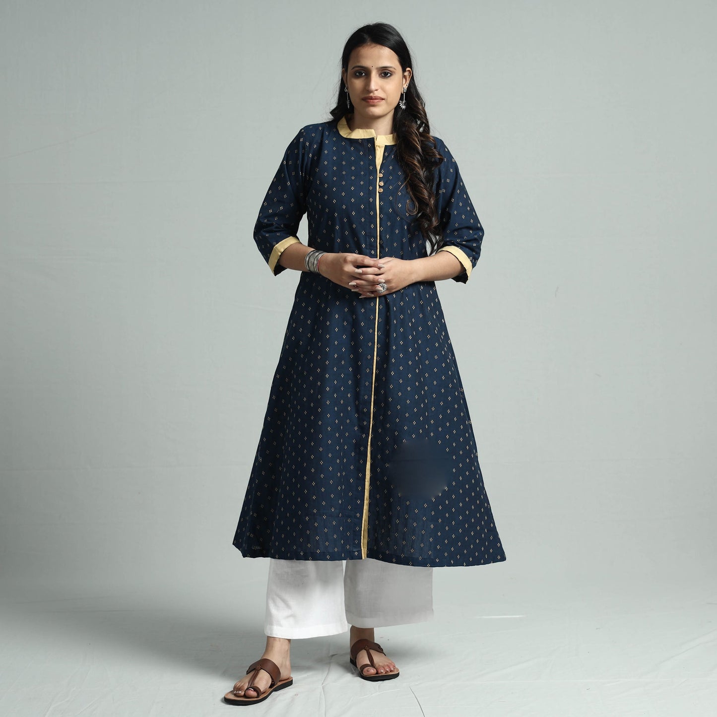 jacquard kurta