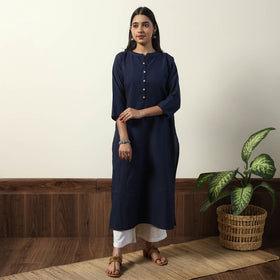 Buy  Jhiri Handloom Cotton Straight Long Kurta Online l iTokri.com