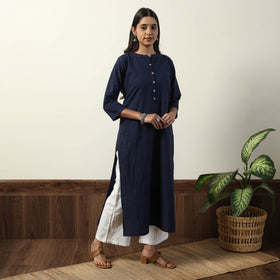 Buy  Jhiri Handloom Cotton Straight Long Kurta Online l iTokri.com