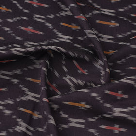  Navy Blue Mercerised Cotton Pochampally Ikat Fabric