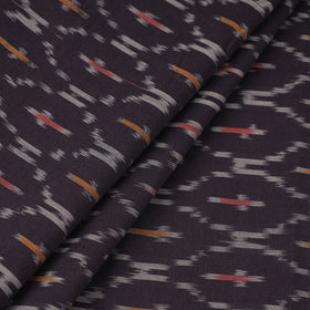  Navy Blue Mercerised Cotton Pochampally Ikat Fabric