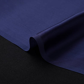 Navy blue - modal silk plain fabric 11 - handcrafted