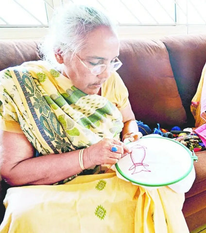 Bihar sujani embroidery