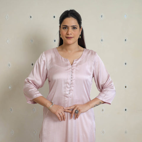 Buy Modal Silk Plain Kurta for Women Online in India