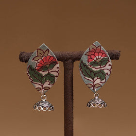 Nithya gs fabart handmade earrings - handcrafted