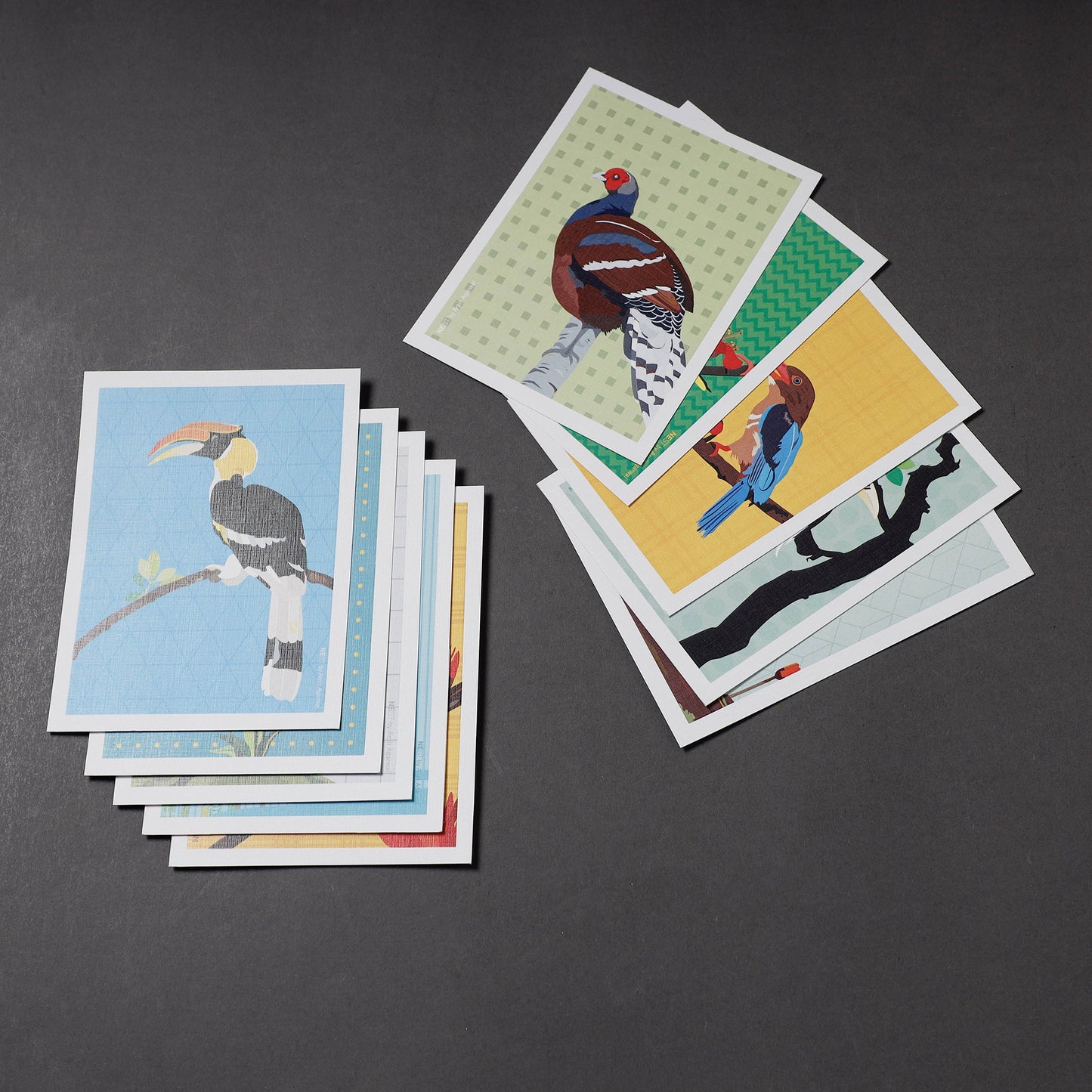 North-East Birds Collection Postcards - Set of 10 