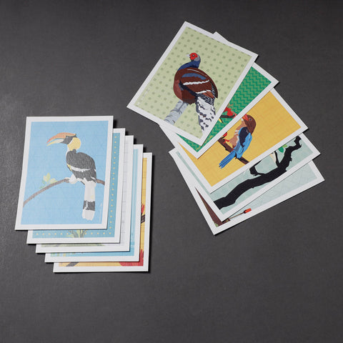  North-East Birds Collection Postcards - Set of 10 