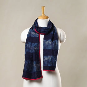 Nui shibori tie-dye chanderi silk handloom stole 32