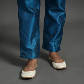  Elegant Banarasi Brocade Silk Kurta with Pant Set 