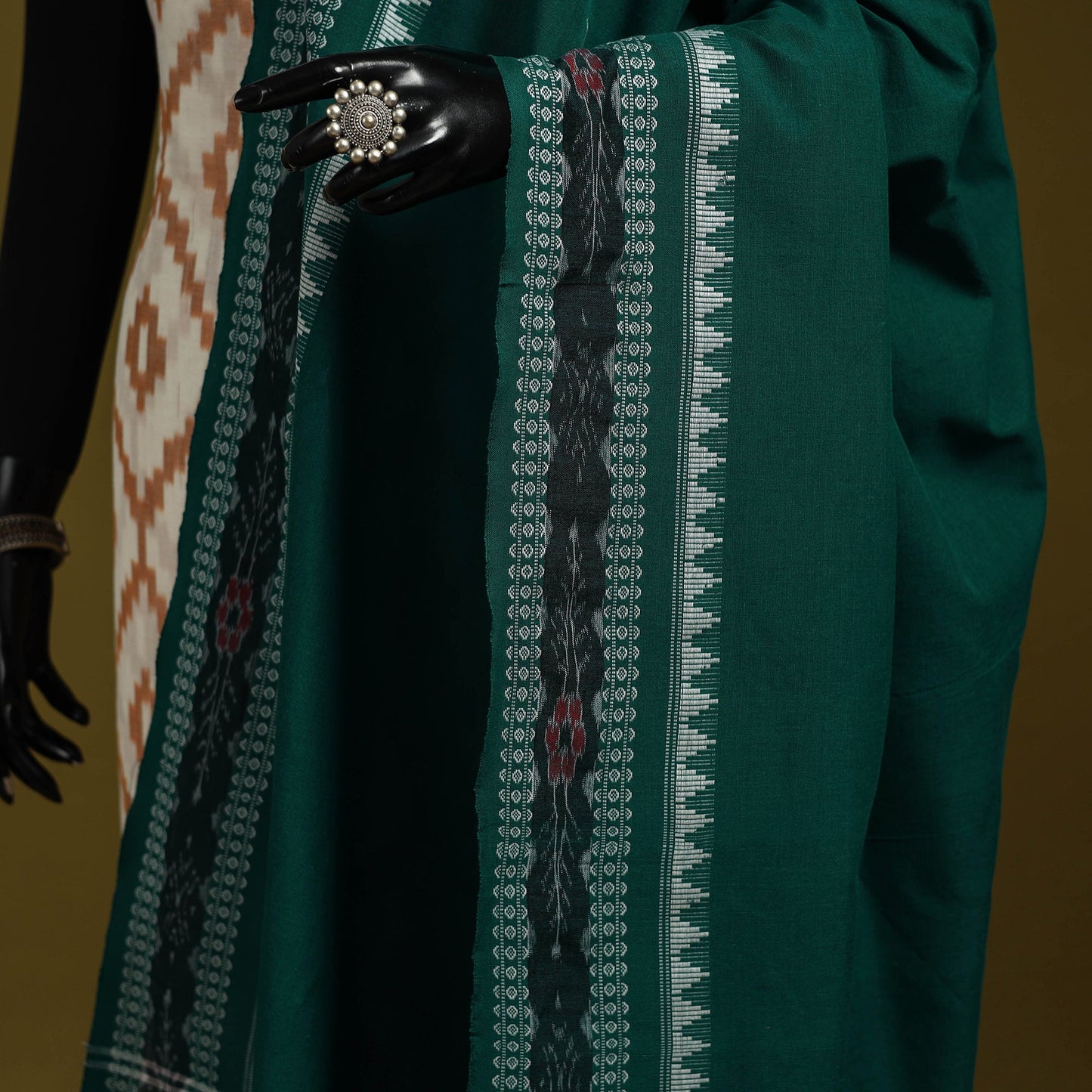 Odisha handloom cotton sambalpuri ikat dupatta 01