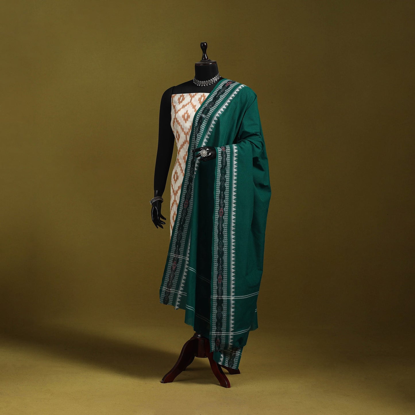 Odisha handloom cotton sambalpuri ikat dupatta 01
