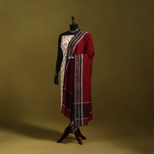 Odisha handloom cotton sambalpuri ikat dupatta 05