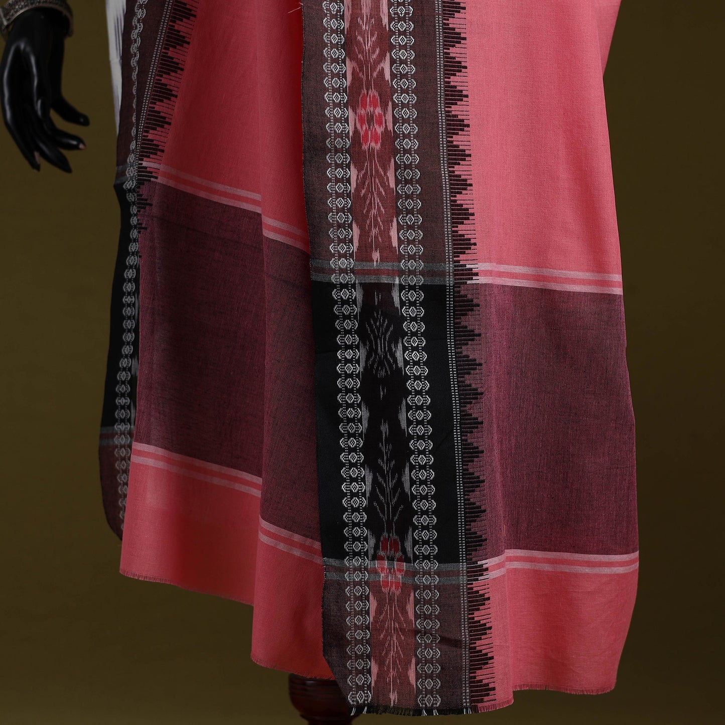 Odisha ikat cotton sambalpuri dupatta 03 - handcrafted