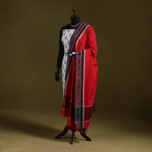 Odisha ikat cotton sambalpuri dupatta 04 - handcrafted