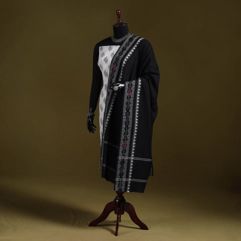 Odisha ikat cotton sambalpuri dupatta 05 - handcrafted