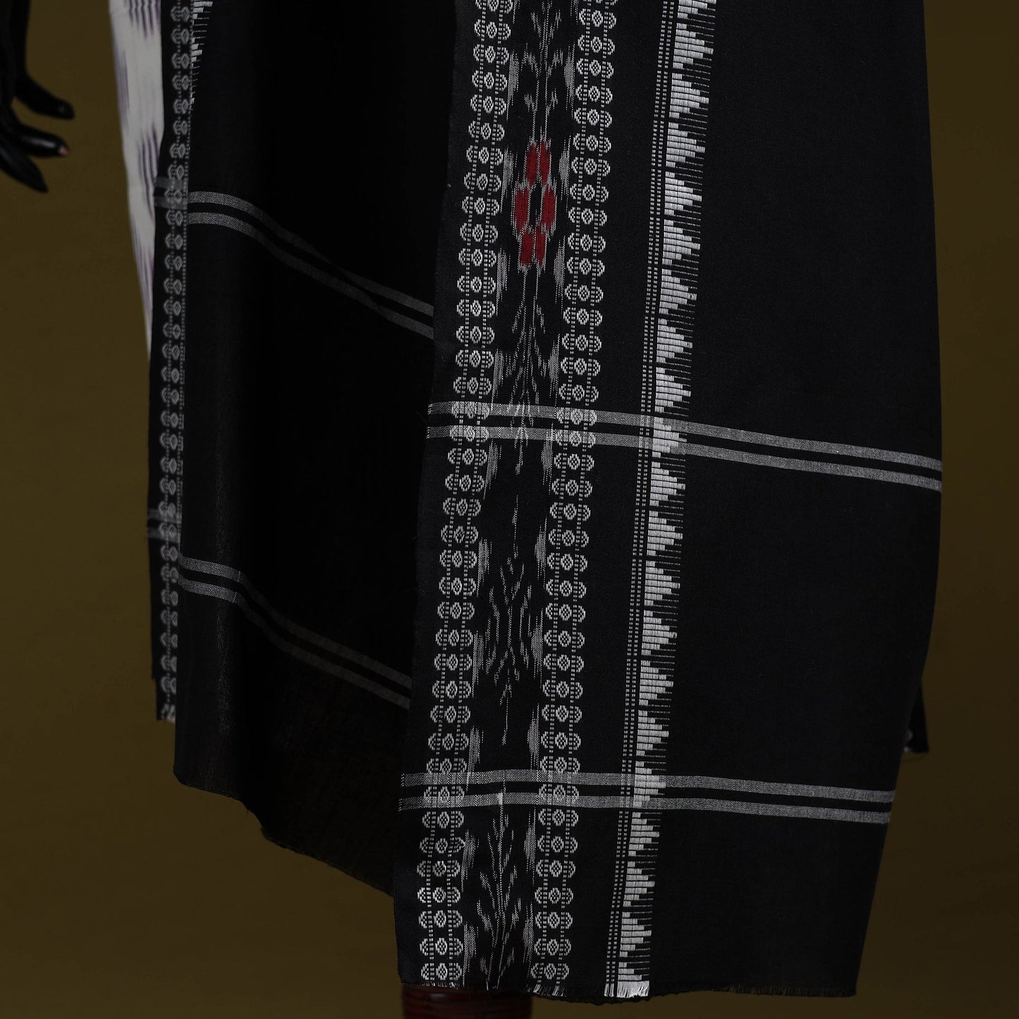 Odisha ikat cotton sambalpuri dupatta 05 - handcrafted