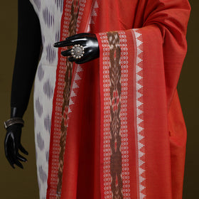 Odisha ikat cotton sambalpuri dupatta 06 - handcrafted