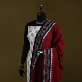 Odisha ikat cotton sambalpuri dupatta 09 - handcrafted