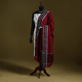 Odisha ikat cotton sambalpuri dupatta 09 - handcrafted