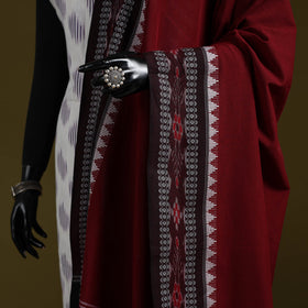 Odisha ikat cotton sambalpuri dupatta 09 - handcrafted