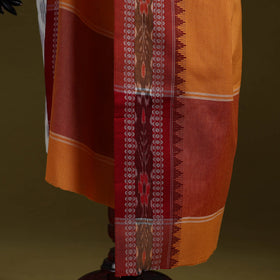 Odisha ikat cotton sambalpuri dupatta 10 - handcrafted