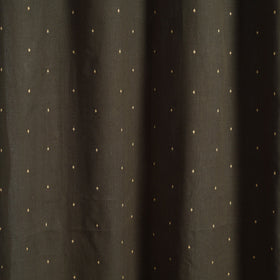  Olive Green Cotton Door Jacquard Curtain (7 x 3 Feet) 