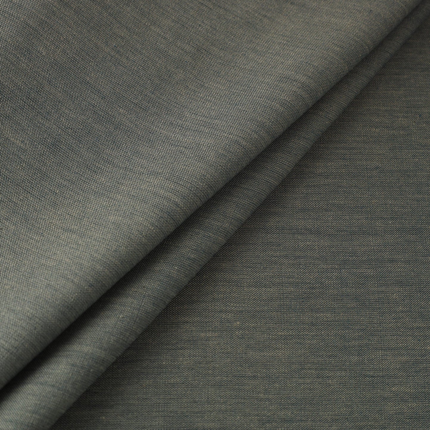  Olive Green Jhiri Pure Handloom Cotton Fabric