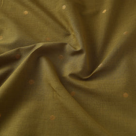 Cotton Olive Green Jacquard Fabric Online – Premium Quality