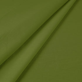 Olive green prewashed plain dyed cotton fabric - handcrafted