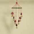  Om - Handpainted Wooden Decorative Bell Hanging