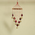  Om - Handpainted Wooden Decorative Bell Hanging